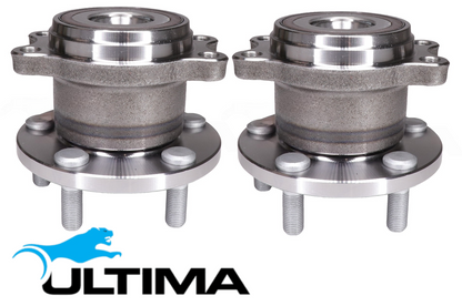 2 X ULTIMA REAR WHEEL HUB AND BEARING ASSEMBLY TO SUIT SUBARU OUTBACK BP B13 EE20 EJ253 2.0L 2.5L F4