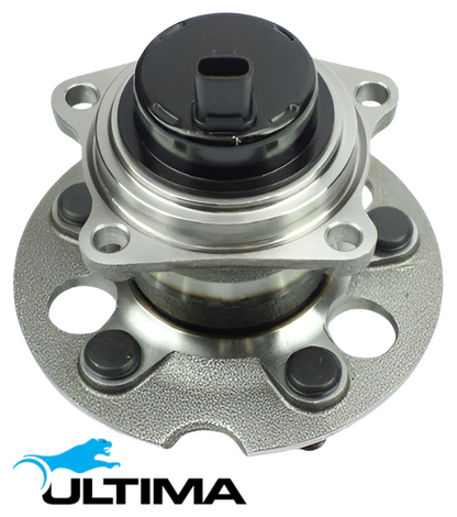 2 X ULTIMA REAR WHEEL HUB AND BEARING ASSEMBLY TO SUIT TOYOTA RAV4 ZSA42R 3ZR-FE 2.0L I4 WITH ABS