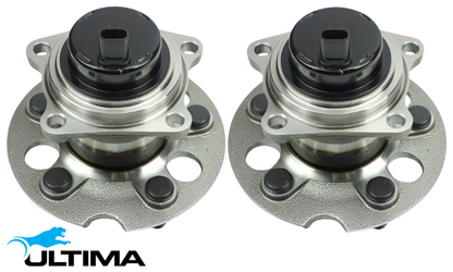 2 X ULTIMA REAR WHEEL HUB AND BEARING ASSEMBLY TO SUIT TOYOTA AVENSIS ACM20R 1AZ-FE 2.0L I4