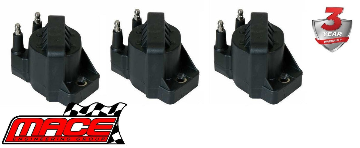 3 X MACE IGNITION COIL TO SUIT HOLDEN STATESMAN VQ VR VS WH WK BUICK ECOTEC L27 L36 L67 S/C 3.8L V6