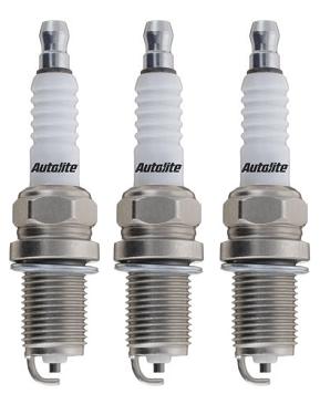 SET OF 3 AUTOLITE SPARK PLUGS TO SUIT DAIHATSU CUORE L701S EJ-DE 1.0L I3