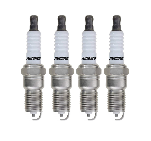 SET OF 4 AUTOLITE SPARK PLUGS TO SUIT VOLKSWAGEN PASSAT B1 ZF 1.3L I4