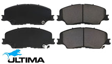 ULTIMA FRONT SEMI-METALLIC BRAKE PAD SET TO SUIT ISUZU D-MAX TFR TFS 4JJ3-TCX TURBO DIESEL 3.0L I4
