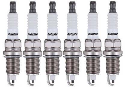 SET OF 6 AUTOLITE SPARK PLUGS TO SUIT HYUNDAI TUCSON JM G6BA 2.7L V6