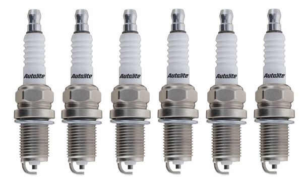 SET OF 6 AUTOLITE SPARK PLUGS TO SUIT HYUNDAI TRAJET FO G6BA 2.7L V6