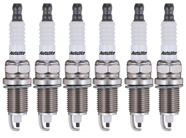 SET OF 6 AUTOLITE SPARK PLUGS TO SUIT FORD KL 2.5L V6