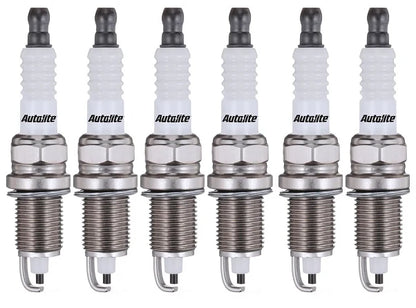 SET OF 6 AUTOLITE COPPER CORE SPARK PLUGS TO SUIT HOLDEN 138 161 173 202 2.3L 2.6L 2.8L 3.3L I6