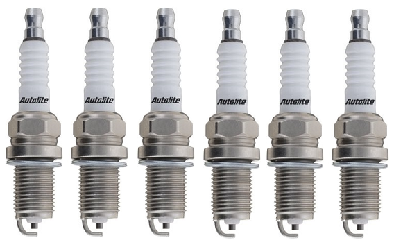 SET OF 6 AUTOLITE SPARK PLUGS TO SUIT KIA G6BV G6BA G6CU G6DA G6DB 2.5L 2.7L 3.3L 3.5L 3.8L V6