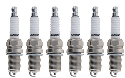 SET OF 6 AUTOLITE SPARK PLUGS TO SUIT ALFA ROMEO 147 937 932A0 3.2L V6