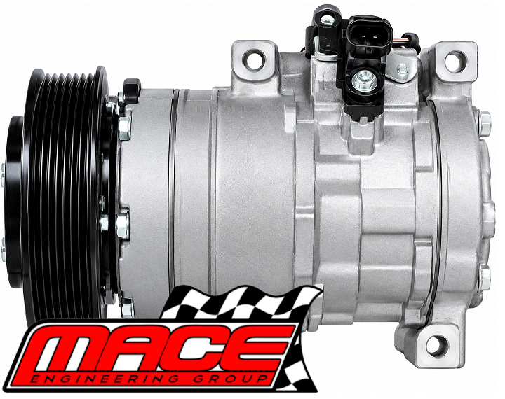 MACE AIR CONDITIONING AC COMPRESSOR TO SUIT FORD FALCON BA BF FG FG X BARRA 182 190 195 E-GAS ECOLPI LPG 240T 245T 270T TURBO 4.0L I6