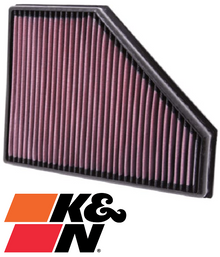 K&N REPLACEMENT AIR FILTER TO SUIT BMW 1 SERIES 123D N47D20T0 TWIN TURBO 2.0L I4