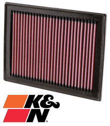 K&N REPLACEMENT AIR FILTER TO SUIT NISSAN X-TRAIL T31 QR25DE 2.5L I4