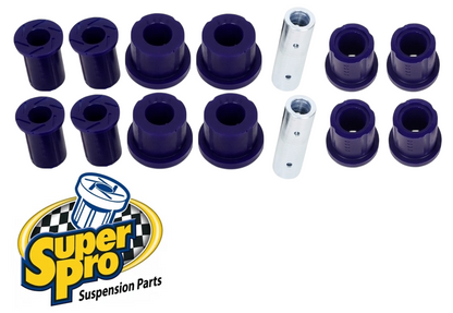 SUPERPRO REAR LEAF SPRING COMPLETE BUSH KIT TO SUIT HOLDEN COLORADO RG LWH LWN LKH LVN TURBO DIESEL 2.5L 2.8L I4 EXCEPT LS & LS SPACE CAB