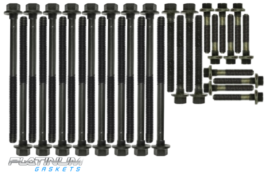 PLATINUM COMPLETE HEAD BOLT SET TO SUIT HOLDEN MONARO V2 LS1 5.7L V8 TILL 09/2003