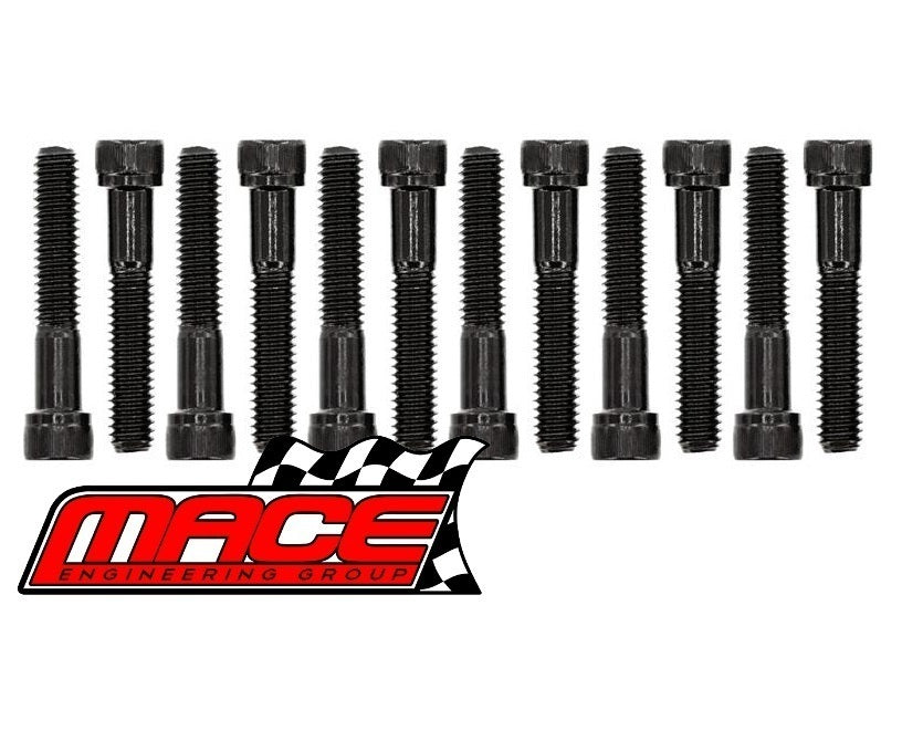 SET OF 12 MACE REUSABLE ROCKER BOLTS TO SUIT HOLDEN CREWMAN VY ECOTEC L36 3.8L V6