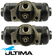 PAIR OF ULTIMA REAR WHEEL CYLINDERS TO SUIT TOYOTA HILUX LN86R 3L DIESEL 2.8L I4 FROM 08/1994