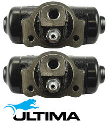 PAIR OF ULTIMA REAR WHEEL CYLINDERS TO SUIT TOYOTA HILUX RZN149R RZN154R LN147R 3RZ-FE 5L 5L-E DIESEL 2.7L 3.0L I4