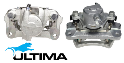 PAIR OF ULTIMA REAR DISC BRAKE CALIPERS TO SUIT TOYOTA PRADO RZJ95R KZJ95R 3RZ-FE 1KZ-TE TURBO DIESEL 2.7L 3.0L I4