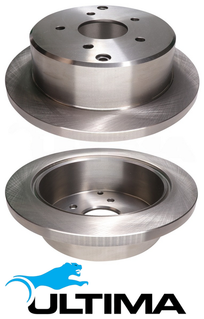 ULTIMA REAR DISC BRAKE ROTOR SET TO SUIT HOLDEN COMMODORE VT VU VX VY ECOTEC L36 L67 S/C 3.8L V6