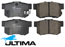 ULTIMA REAR BRAKE PAD SET TO SUIT HONDA LEGEND KA C20A C27A 2.0L 2.7L V6 TILL CHASSIS 100000