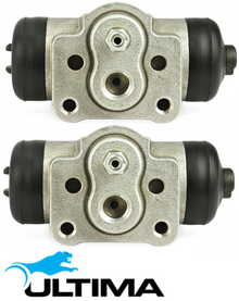 PAIR OF ULTIMA REAR WHEEL CYLINDERS TO SUIT MITSUBISHI TRITON ML 6G74 3.5L V6 WITH ABS