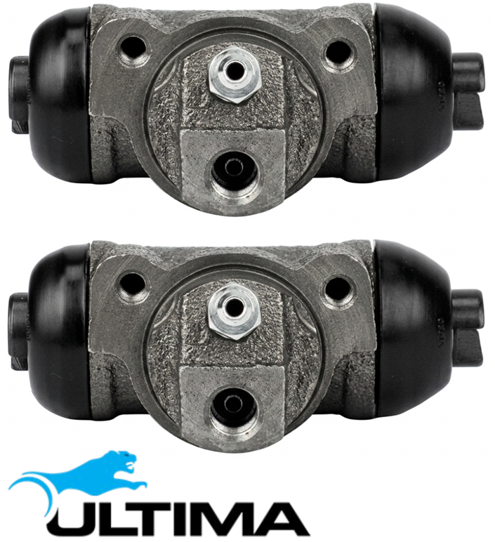 PAIR OF ULTIMA REAR WHEEL CYLINDERS TO SUIT HOLDEN RODEO TF 6VD1 3.2L V6