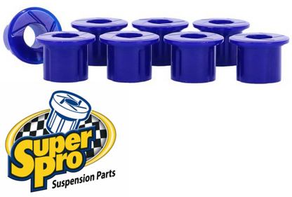 SUPERPRO REAR LEAF SPRING BUSH KIT TO SUIT NISSAN NAVARA D21 D22 Z20S Z24 KA24E KA24DE QD32E SD25 TD27 YD25DDT ZD30DDTI TURBO DIESEL 2.0L 2.4L 2.5L 2.7L 3.0L 3.2L I4
