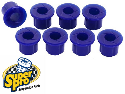 SUPERPRO REAR LEAF SPRING BUSH KIT TO SUIT NISSAN NAVARA D21 D22 Z20S Z24 KA24E KA24DE QD32E SD25 TD27 YD25DDT ZD30DDTI TURBO DIESEL 2.0L 2.4L 2.5L 2.7L 3.0L 3.2L I4