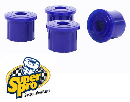 SUPERPRO REAR LEAF SPRING FRONT EYE BUSH KIT TO SUIT NISSAN NAVARA D22 YD25DDT ZD30DDTI TURBO DIESEL 2.5L 3.0L I4 SUITS RWD