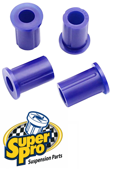 SUPERPRO REAR LEAF SPRING UPPER SHACKLE BUSH KIT TO SUIT FORD RANGER PX3 PY T6.2 YN2S TWIN TURBO DIESEL 2.0L I4 EXCEPT RAPTOR & XLT HI- RIDER