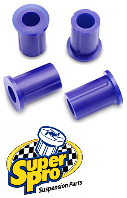 SUPERPRO REAR LEAF SPRING UPPER SHACKLE BUSH KIT TO SUIT FORD RANGER PX P5AT TURBO DIESEL 3.2L I5 SUITS 4WD