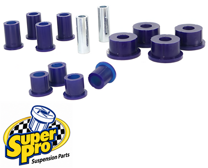 SUPERPRO REAR LEAF SPRING COMPLETE BUSH KIT TO SUIT FORD RANGER PX P5AT TURBO DIESEL 3.2L I5 SUITS 4WD