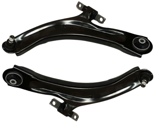 PAIR OF FRONT LOWER CONTROL ARMS TO SUIT NISSAN X-TRAIL T31 QR25DE MR20DE M9R 2.0L 2.5L I4