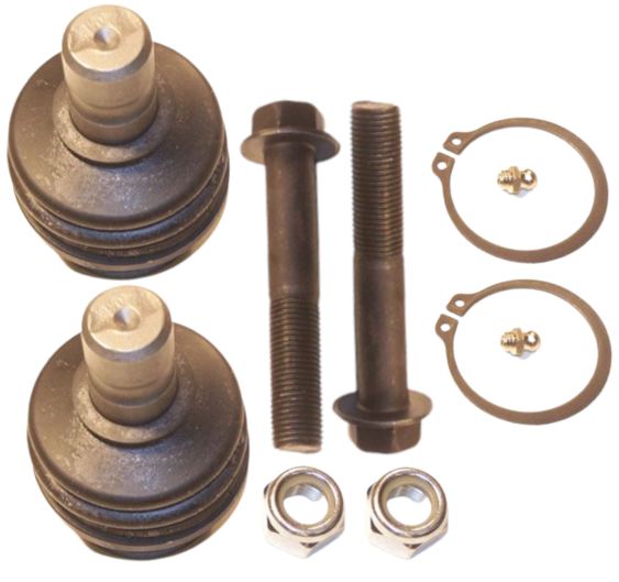 PAIR OF FRONT LOWER BALL JOINTS TO SUIT NISSAN NAVARA D40 YD25DDTI TURBO DIESEL 2.5L I4 OD 45.25MM