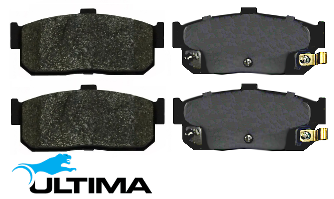 ULTIMA REAR CERAMIC BRAKE PAD SET TO SUIT NISSAN MAXIMA A32 A33 VQ30DE 3.0L V6
