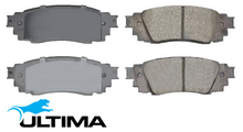 ULTIMA REAR BRAKE PAD SET TO SUIT TOYOTA A25A-FXS A25A-FKS M20A-FKS 2.0L 2.5L I4