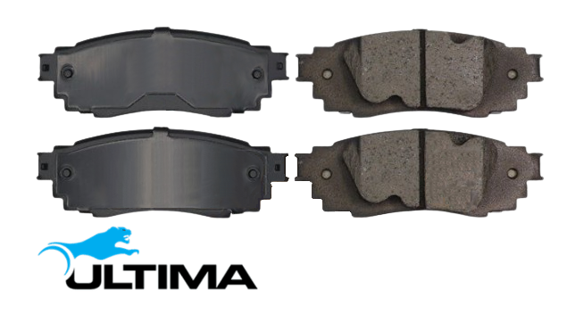ULTIMA REAR BRAKE PAD SET TO SUIT TOYOTA C-HR ZYX10R NGX10R NGX50R 2ZR-FXE 8NR-FTS TURBO 1.2L 1.8 I4