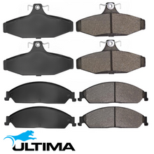 ULTIMA FRONT AND REAR BRAKE PAD SET TO SUIT FORD FALCON BA BF FG BARRA BOSS 220 230 260 290 5.4L V8