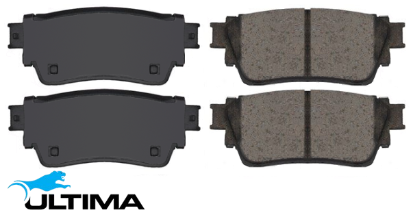 ULTIMA REAR BRAKE PADS TO SUIT MITSUBISHI OUTLANDER ZJ ZK ZL 4J11 4J12 4B11 4B12 4N14 2.0 2.3 2.4 I4