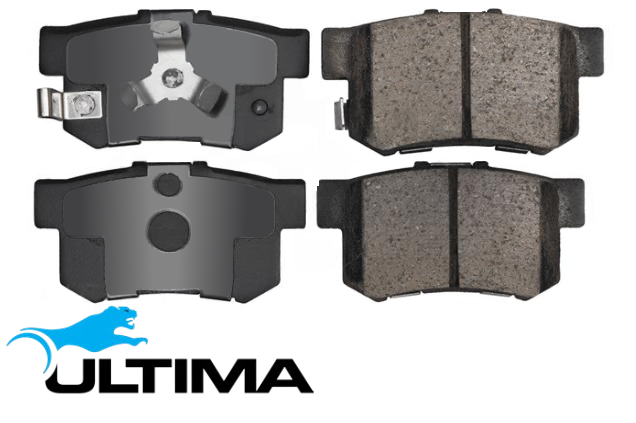 ULTIMA REAR BRAKE PAD SET TO SUIT HONDA CR-V RD K20A1 K20A4 K24A1 2.0L 2.4L I4 STAKED CLIP