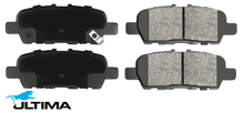 ULTIMA REAR BRAKE PAD SET TO SUIT NISSAN PATHFINDER R52 VQ35DE 3.5L V6