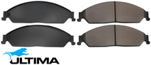 ULTIMA FRONT SEMI-METALLIC BRAKE PAD SET TO SUIT FORD FAIRMONT BA BF BARRA 182 190 E-GAS 4.0L I6