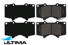ULTIMA FRONT BRAKE PAD SET TO SUIT TOYOTA LANDCRUISER GRJ200R 1GR-FE 4.0L V6