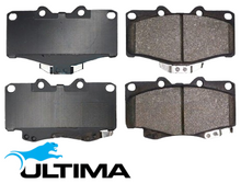 ULTIMA FRONT BRAKE PAD SET TO SUIT TOYOTA 4RUNNER VZN130R 3VZ-E 3.0L V6
