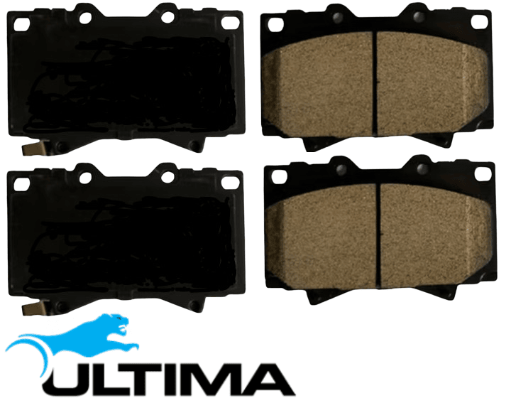 ULTIMA FRONT BRAKE PADS FOR TOYOTA LANDCRUISER HDJ100R HDJ78R HDJ79R HZJ78R HZJ79R 1HZ 1HDFTE 4.2 I6