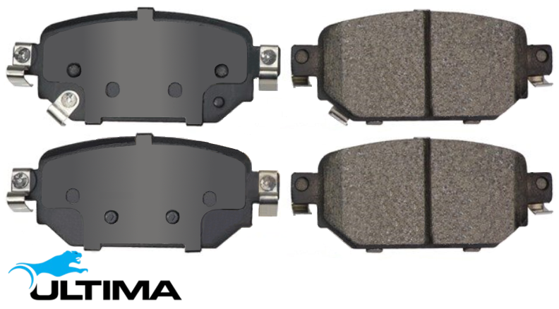 ULTIMA REAR BRAKE PAD SET TO SUIT MAZDA3 BN PE-VPS PY-VPS 2.0L 2.5L I4 ELECTRIC PARK BRAKE