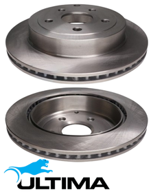 ULTIMA REAR DISC BRAKE ROTOR SET FOR HOLDEN CAPRICE WM WN ALLOYTEC SIDI LY7 LWR LLT LFX 3.6L V6