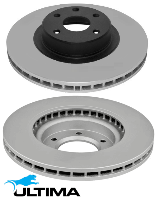ULTIMA FRONT DISC BRAKE ROTOR SET TO SUIT HOLDEN STATESMAN WM ALLOYTEC LY7 SIDI LLT 3.6L V6