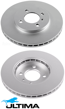 ULTIMA REAR SOLID DISC BRAKE ROTOR SET FOR HYUNDAI G4FC G4FD G4LC D4FB D4EB G4KJ 1.4L 1.6 2.2 2.4 I4