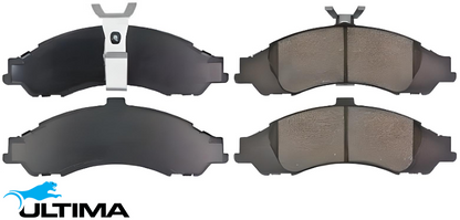 ULTIMA FRONT BRAKE PAD SET FOR HOLDEN CALAIS VT VX VY VZ ALLOYTEC ECOTEC LY7 L36 L67 S/C 3.6 3.8L V6